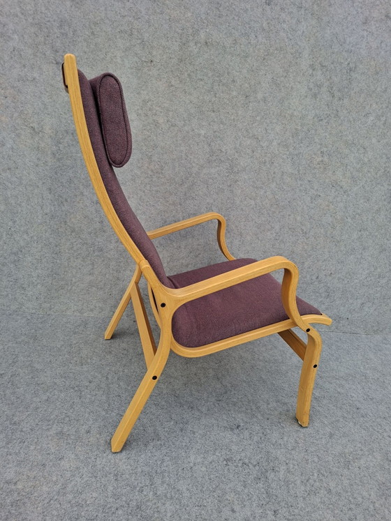 Finn Ostergaard  for Skipper, lounge chair – Stoelen / fauteuils, Leer, Textiel (photo 5 of 7)