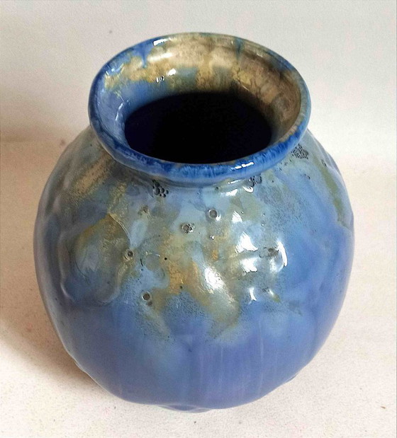 Image 1 of Art Deco slip vase Height 19.3 cm