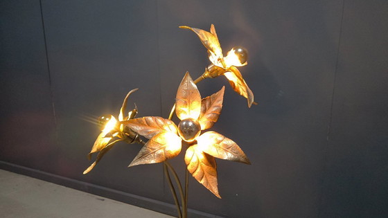 Image 1 of Willy daro flower floor lamp, 1970s