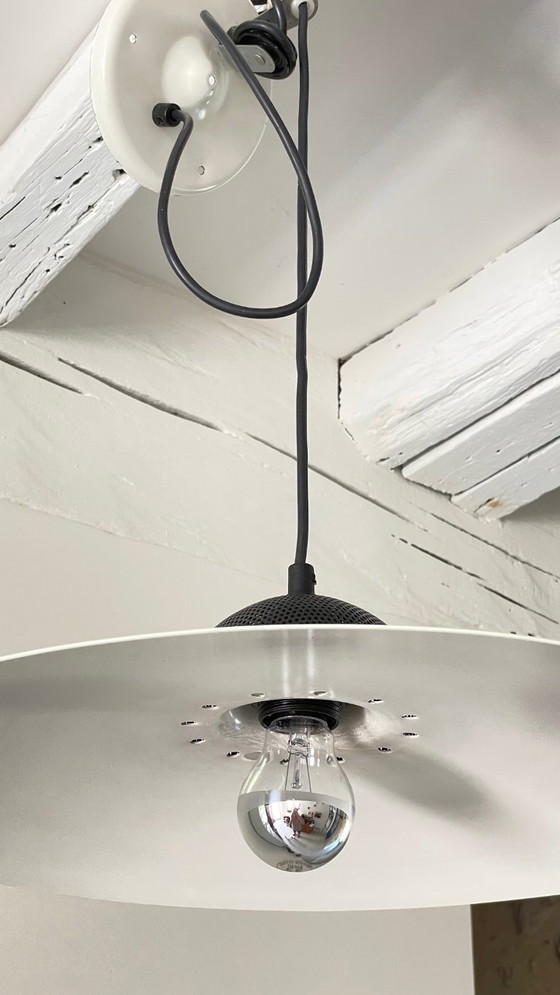Image 1 of Aluminium hanglamp, Frankrijk, jaren 60/70