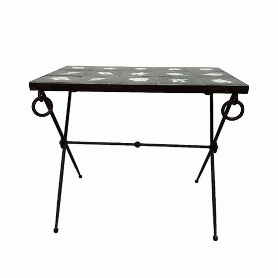 Image 1 of Einzigartiger Beistelltisch von Paul Pouchol und Jacques Adnet