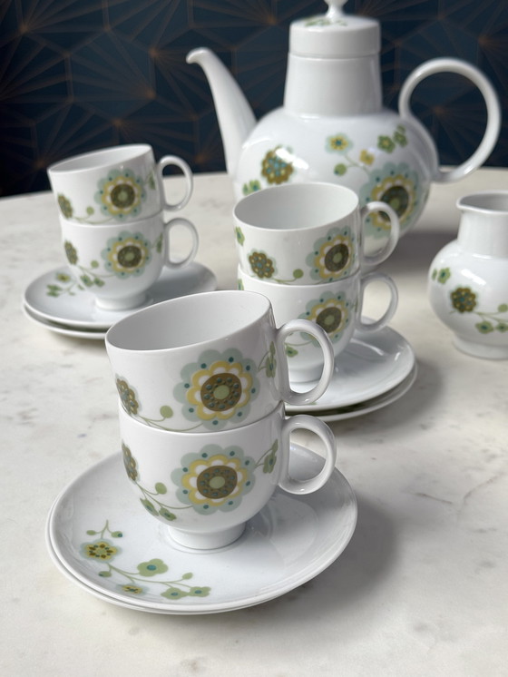 Image 1 of Servizio da caffè vintage in porcellana tedesca per 10 persone (anni '60-'70) – Heinrich Germany