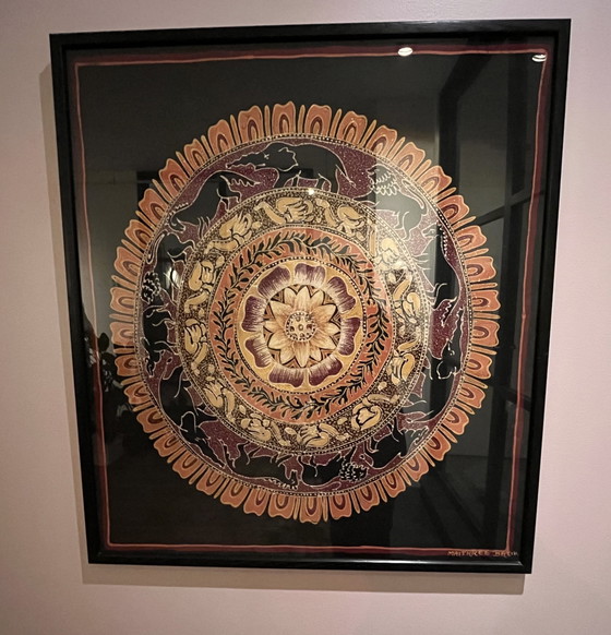 Image 1 of Maitrois Gurusinghe - Peinture encadrée sur toile