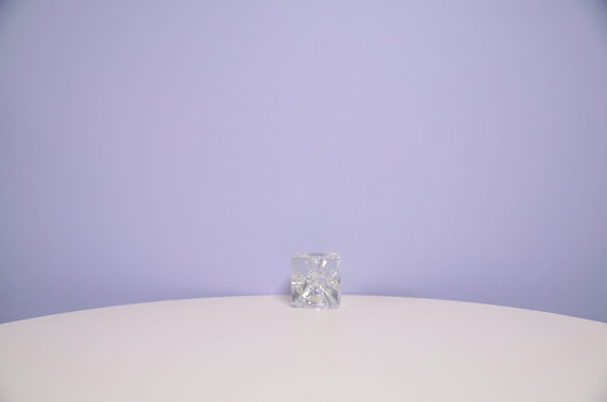 Image 1 of Eiswürfel-Kerzenleuchter Sklo Union von Rudolf Jurnikl