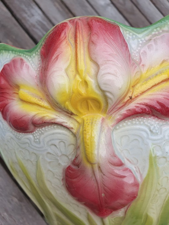 Image 1 of Antico Saint-Clément Cachepot Art Nouveau ca 1900