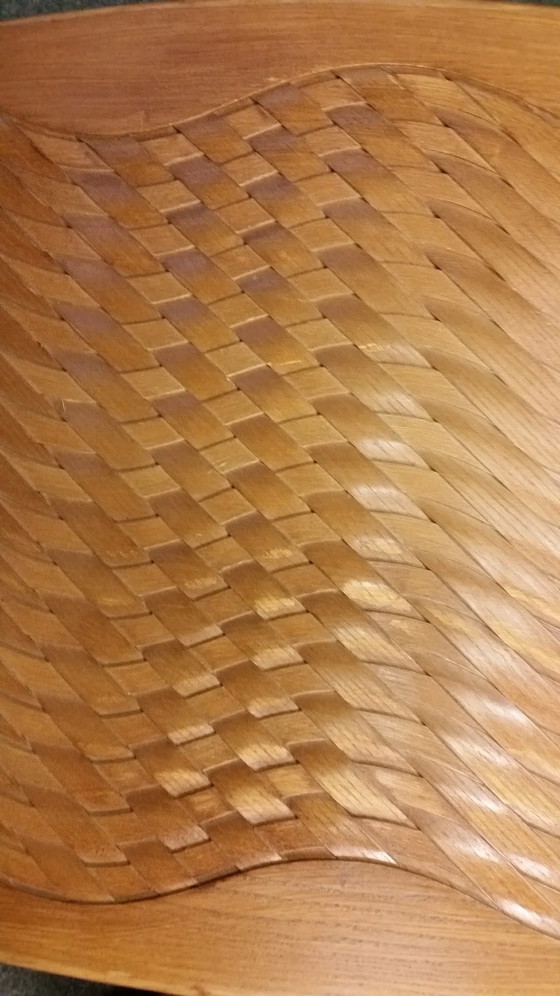 Image 1 of Couchtisch aus Bambus, Rattan und Korbgeflecht