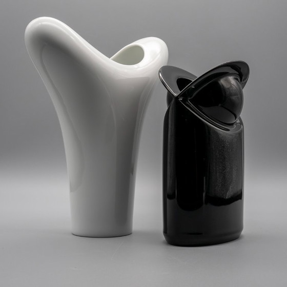 Image 1 of Rosenthal Designer Vase Duo NAUTICA Jan van der Vaart + SPIRIT Platt & Young