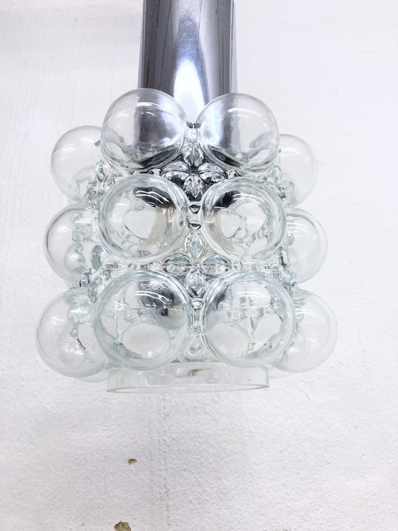 Image 1 of Lampada a sospensione Bubble Glass di Glashütte Limburg, design anni &#39;70 di Helena Tynell
