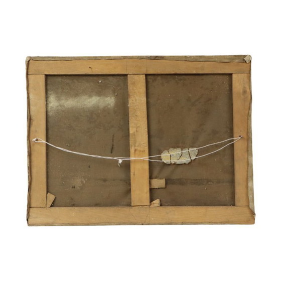 Image 1 of Antiek Schilderij Olie op Doek 1912