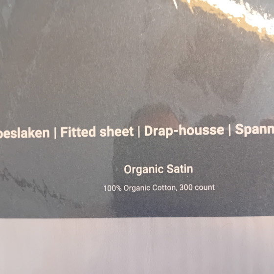 Image 1 of Lenzuolo con angoli in raso Auping - 90x210