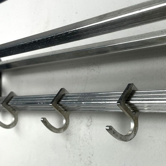 Appendiabiti Art Déco, anni '50 – Metal, Aluminium, Vintage (photo 5 of 8)