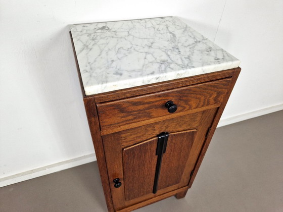 Art-Deco-Nachttisch | Amsterdamer Schule – Nachttische, Marble (photo 6 of 11)