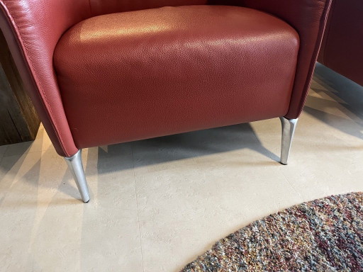 2 Leolux Mayon Armchairs – fauteuils, Leather, Aluminium