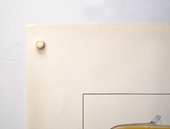 Image 1 of 🏁 Porsche History: Sportwagen 1948–1977 – c. 1977 – Original Poster by Ken Rush |  Lithographic print | 102 × 76 cm | Germany 