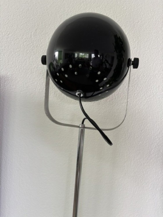 Space Age 70er Stehleuchte – Stehleuchten, Metal, Chrome (photo 4 of 13)