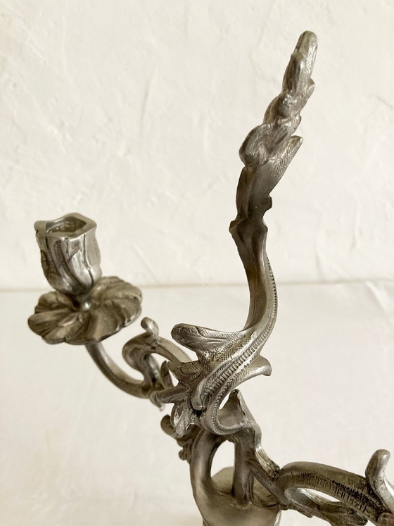 Image 1 of Candelabro a due luci, stile Luigi XV