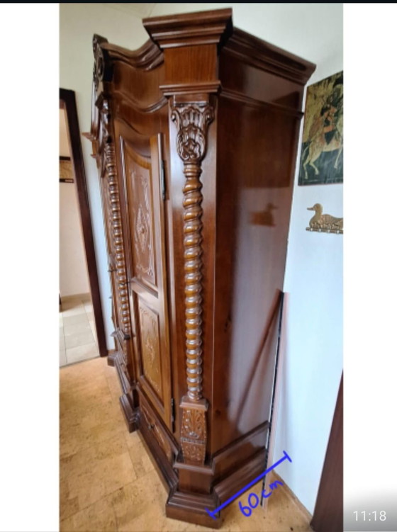 Magnificent Baroque Style Solid Wood Cabinet – Metal (photo 6 of 6)