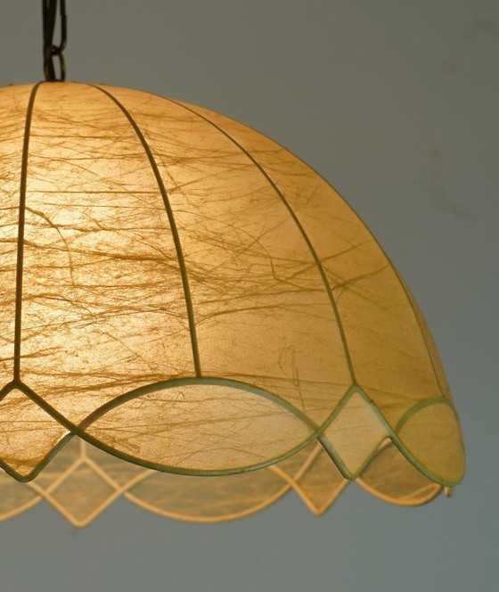 Image 1 of Très belle suspension cocon moderne du milieu du siècle, années 1970