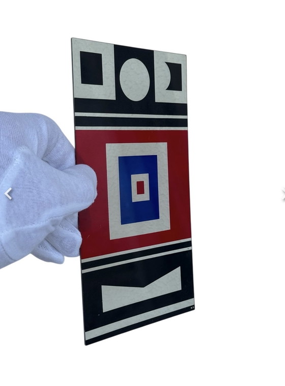 Image 1 of Seltene kinetische Platte - Nicolas Schöffer ( 1912-1992 )