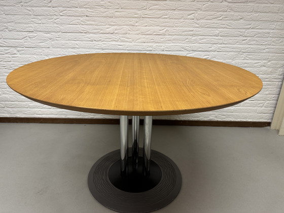 Image 1 of Leolux Trias Tafel 120 cm Kersenhout