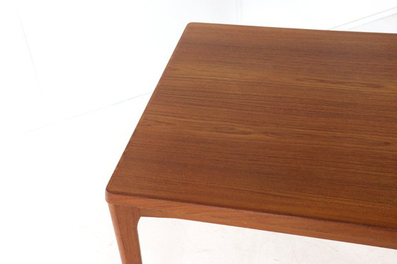 Image 1 of Henning Kjaernulf for Vejle rectangular extendable dining table Danish vintage