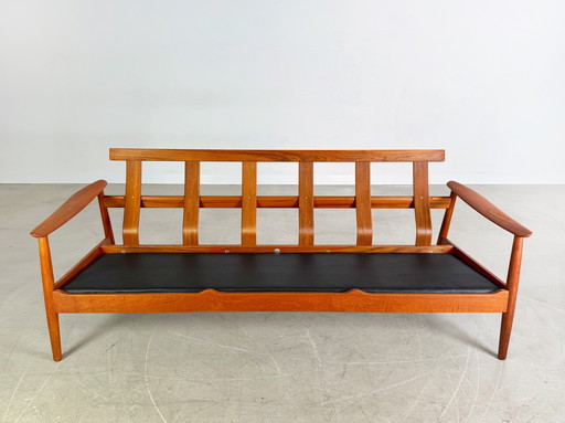 Originele Arne Vodder Sofa Midcentury Frankrijk & Søn Daverkosen Couch