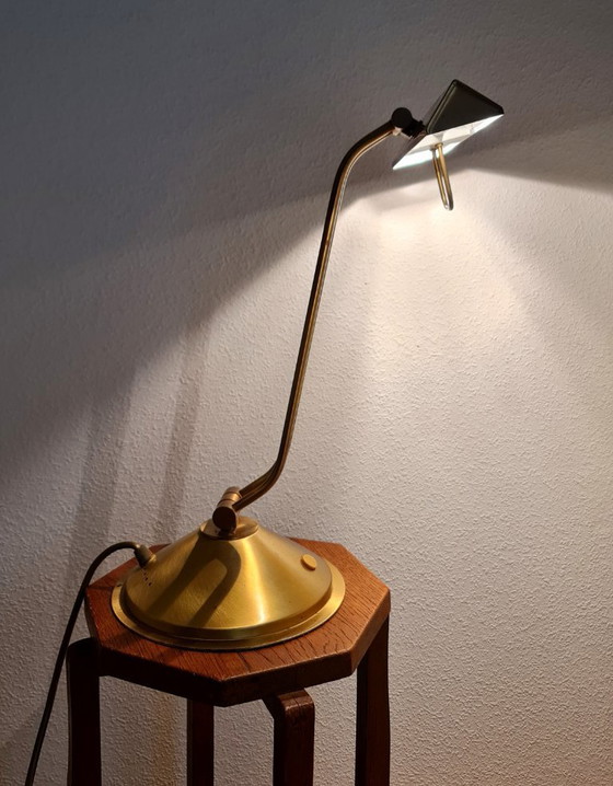 Image 1 of Lampe de banquier lampe de bureau lampe de piano Hollywood Regency Heinz Neuhaus