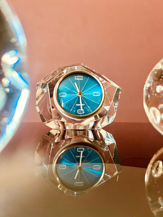 Image 1 of Uniek! Mercedes kristallen klok