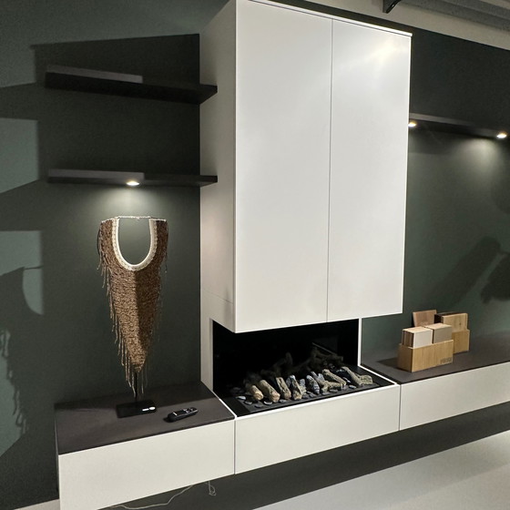 Image 1 of Interstar Combination F210-55 with fireplace TV cabinet