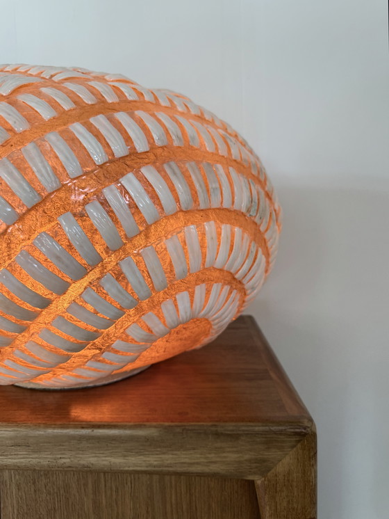 Image 1 of Vintage XL unique fiberglass floor lamp, Lambert '80s