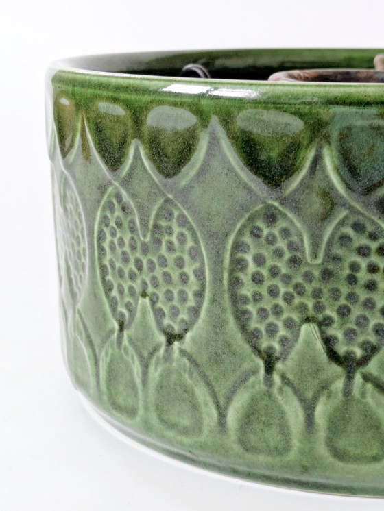 Image 1 of Supporto per albero di Natale in ceramica Jasba degli anni '60 | Germania Ovest, con scatola originale