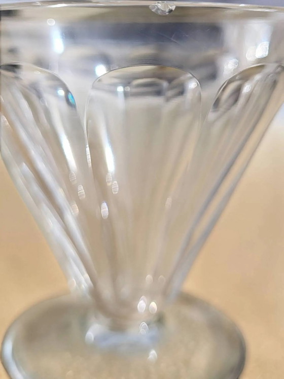 Baccarat - 9 kristallen wijnglazen model REX uit de jaren 1920/30 Art Deco. – Glazen & Karaffen, Crystal (photo 6 of 9)