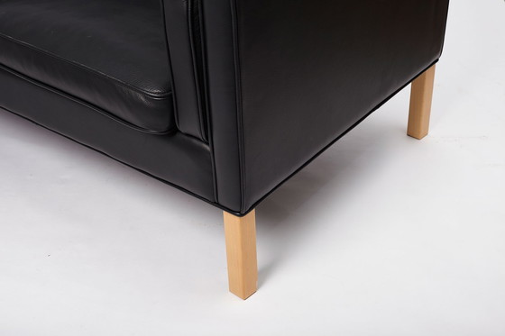 Image 1 of Divano in pelle Prodotto da Hurup Møbelfabrik, Danimarca anni '70