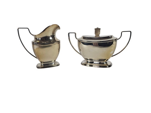 Van Kempen Begeer - Keltum Zeist - design Gustav Baran - suikerpotje - melkkannetjes - 1960's