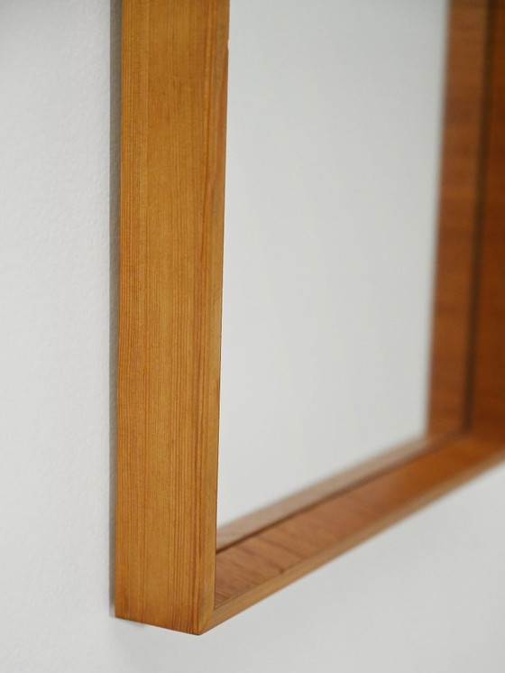 Image 1 of Zweedse teakhouten spiegel van Arne Wahl Iversen