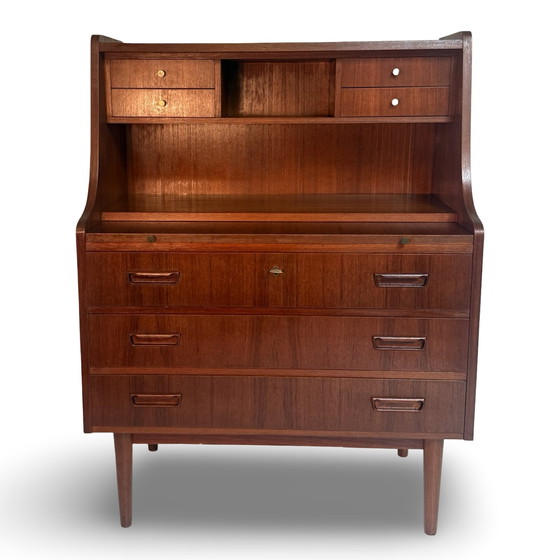 Image 1 of Gunnar Nielsen Tibergaard - Secretary / Dressoir - 1960’s - Teak - Danish design, marked and complete