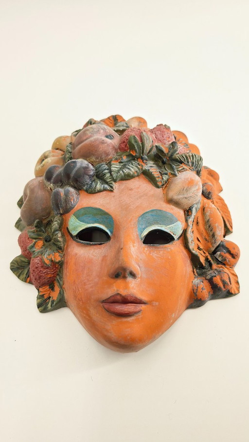 Vintage Venetian terracotta mask - 1960