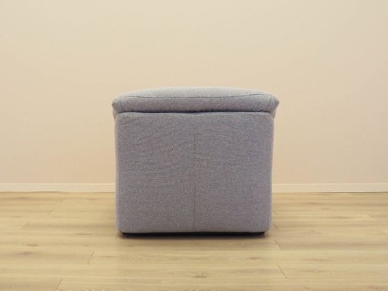 Poltrona lounge italiana in stile Space Age degli anni '70: un design organico in tessuto grigio. – Poltrone (photo 6 of 12)