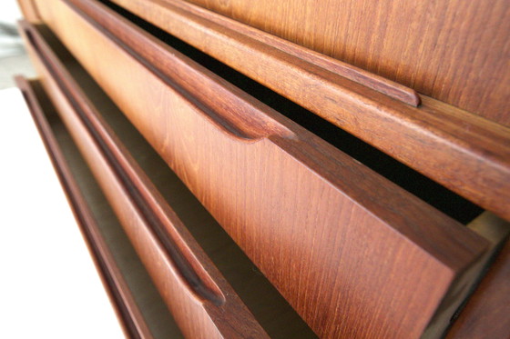 Image 1 of Highboard en teck de Kurt Ostervig pour Randers Møbelfabrik, Danemark, années 1960