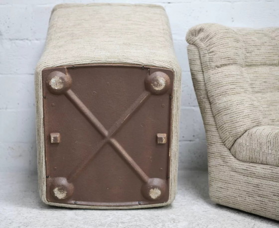 Image 1 of 2x Beige fauteuils