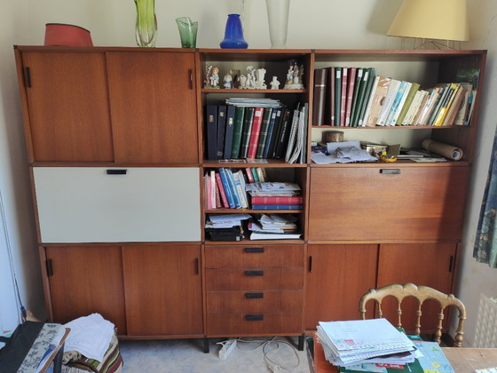 Large Pastoe bookcase, an iconic piece from the 1960s – Wood (photo 3 of 14)