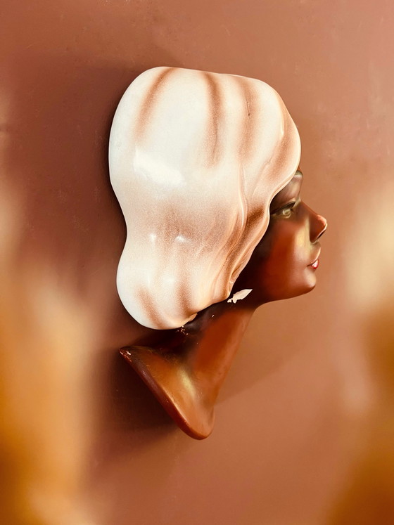 Image 1 of Escultura mural de Cortendorf de la década de 1950 (Marilyn Monroe)