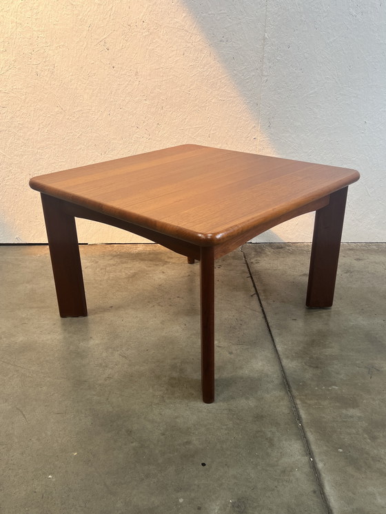 Image 1 of Viereckiger Couchtisch aus Teakholz, S. Burchardt-nielsen, Deutschland