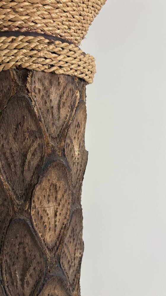 Image 1 of 2 x Vintage palmboom lampen set vloerlampen 195 cm