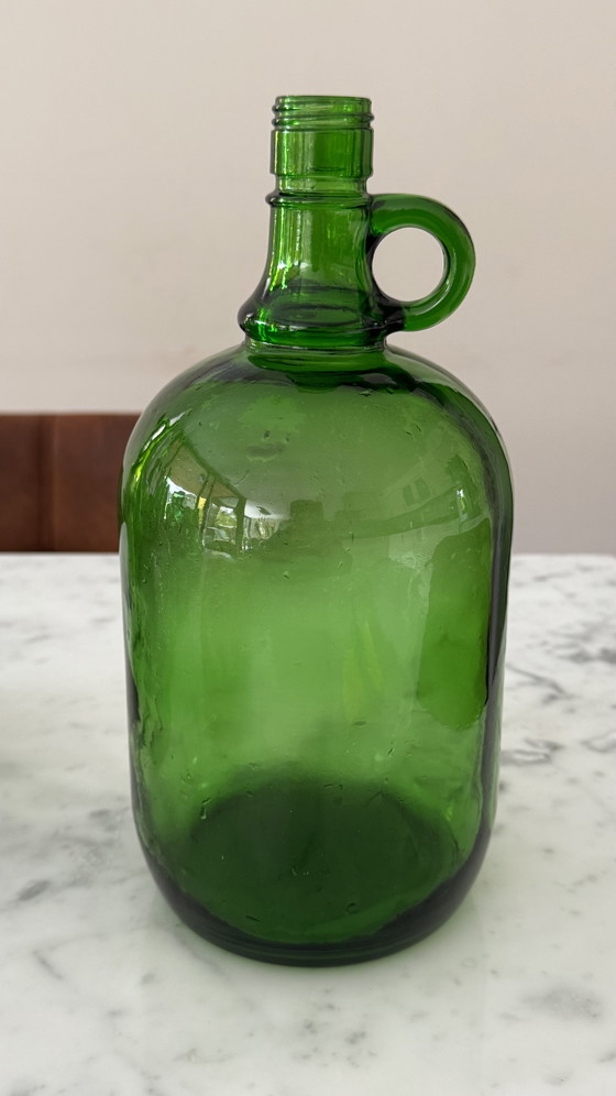 Image 1 of 13 Green Glass Eye-Catchers