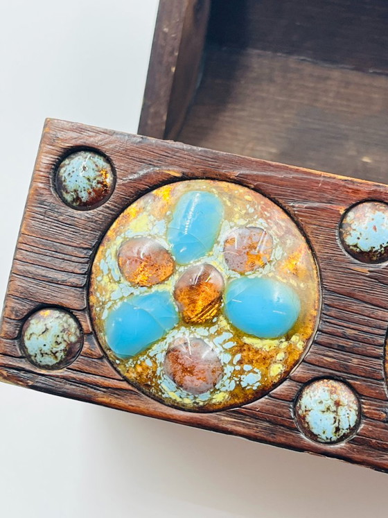 Vintage Capo Esmaltes Treasure Box - Spain 1970 – Decorative Objects, Copper, Wood (photo 7 of 14)