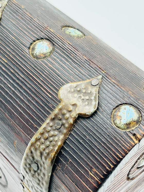 Vintage Capo Esmaltes Treasure Box - Spain 1970 – Decorative Objects, Copper, Wood (photo 11 of 14)