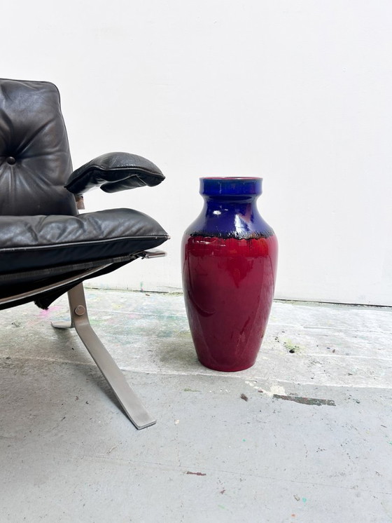 Image 1 of XXL Vase Ü Keramik – red & blue – 127 cm