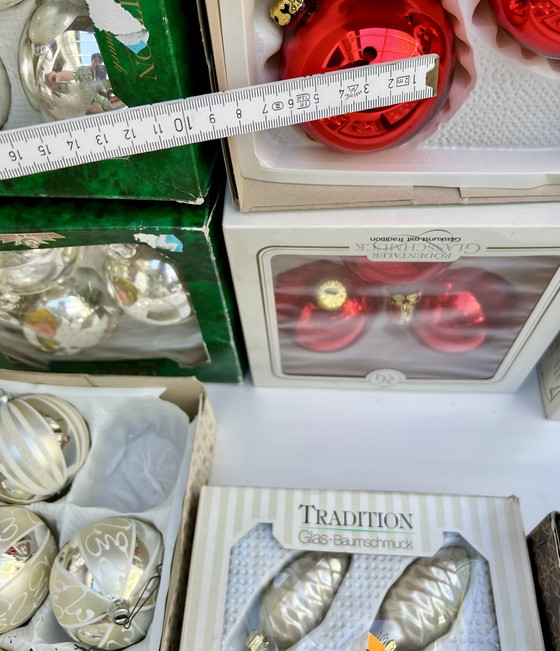 Image 1 of 🎄 Large vintage Christmas tree baubles – Inge-Glas, Krebs & Sohn, Tradition