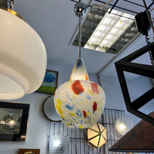 Hanging lamp, designed by J. Junek, Zukov, Czechoslovakia, 1960s.